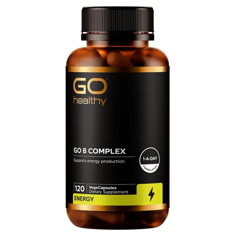 Go Healthy Go B Complex 紐西蘭高之源 綜合 維他命B群 膠囊 120粒 素食膠囊