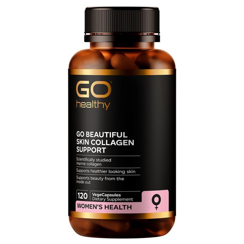 Go Healthy Go Beautiful Skin 紐西蘭高之源 美肌膠原蛋白膠囊 120粒 素食膠囊