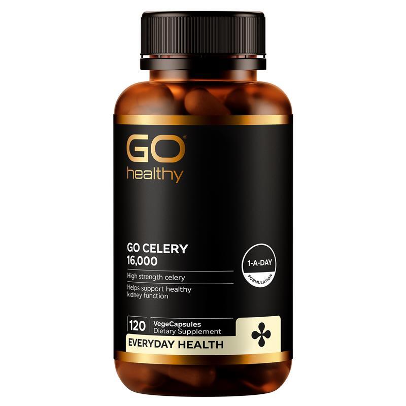Go Healthy Celery 紐西蘭高之源 芹菜精華膠囊 16000mg 120粒 素食膠囊