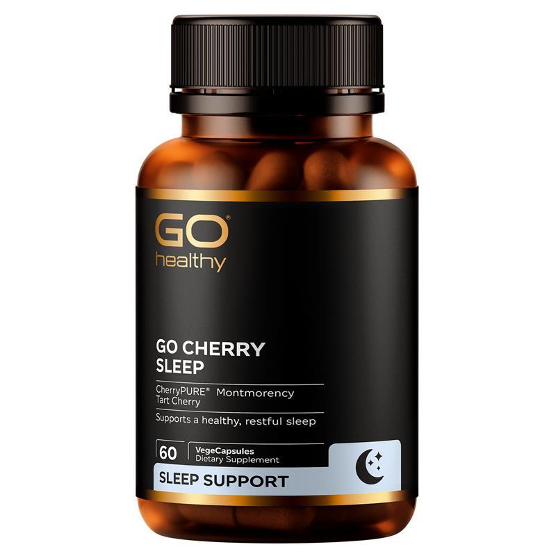 Go Healthy Cherry Sleep 紐西蘭高之源 櫻桃助眠精華 60粒 素食膠囊