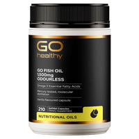 GO Healthy Fish Oil 1500mg 紐西蘭高之源 無腥健康魚油 210 粒