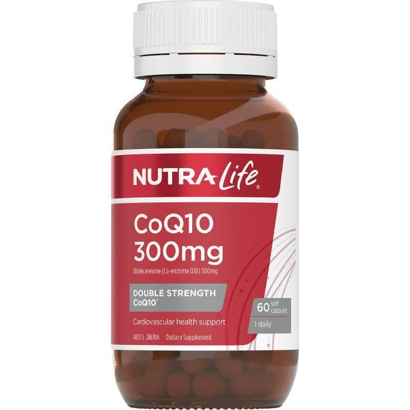 Nutralife CoQ10 紐西蘭紐樂 輔酶Q10膠囊300mg 60粒