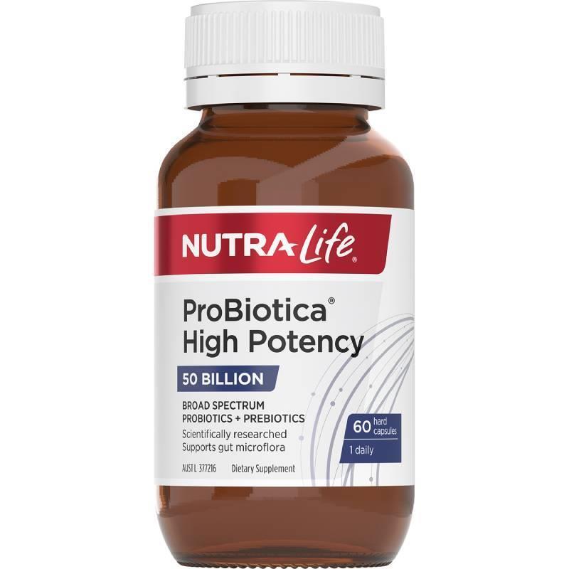 NutraLife Probiotica High Potency 紐西蘭 紐樂 高效益生菌膠囊 60 粒 適合純素食