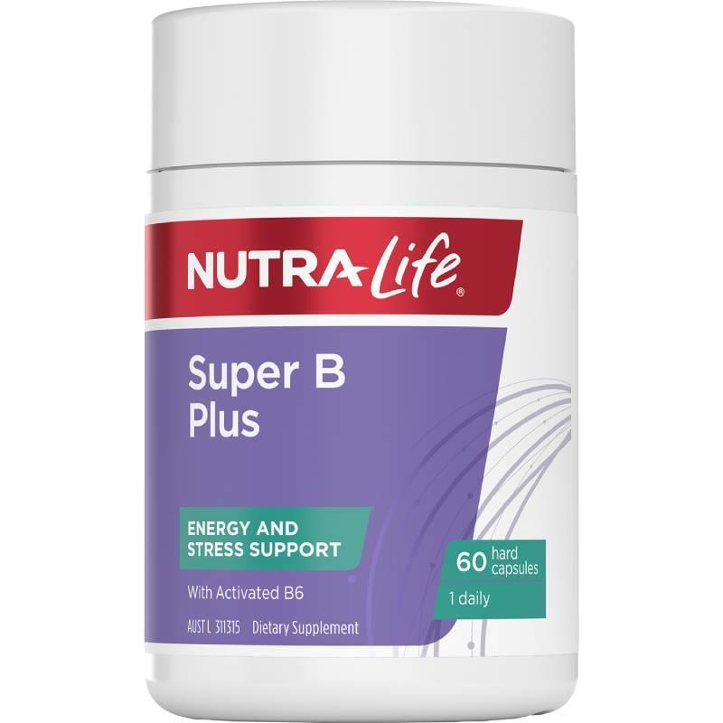 Nutralife Super B Plus紐西蘭紐樂  b群超級維他命B Plus 60粒