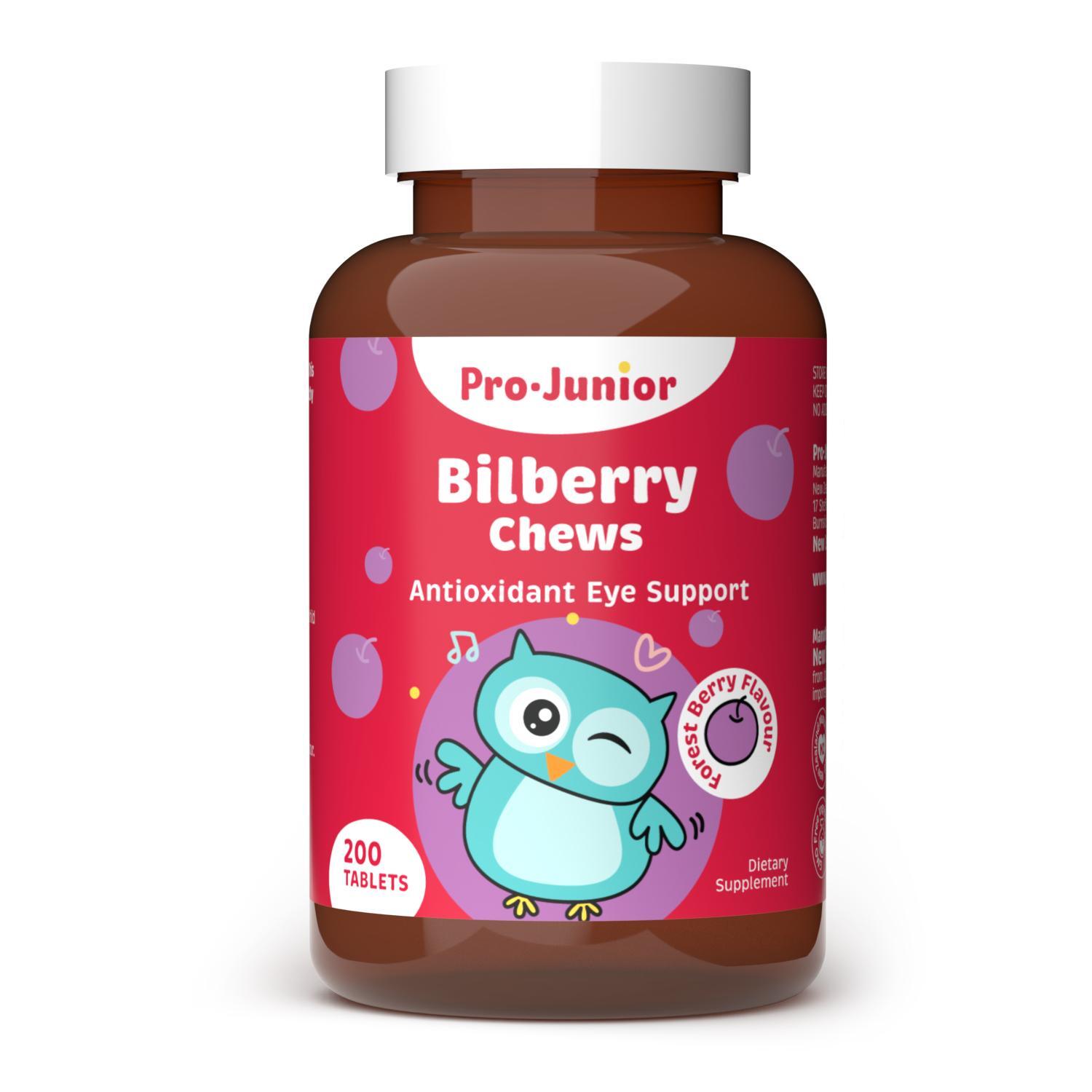 Prolife Junior Bilberry Chews 紐西蘭 兒童越橘咀嚼錠 200粒
