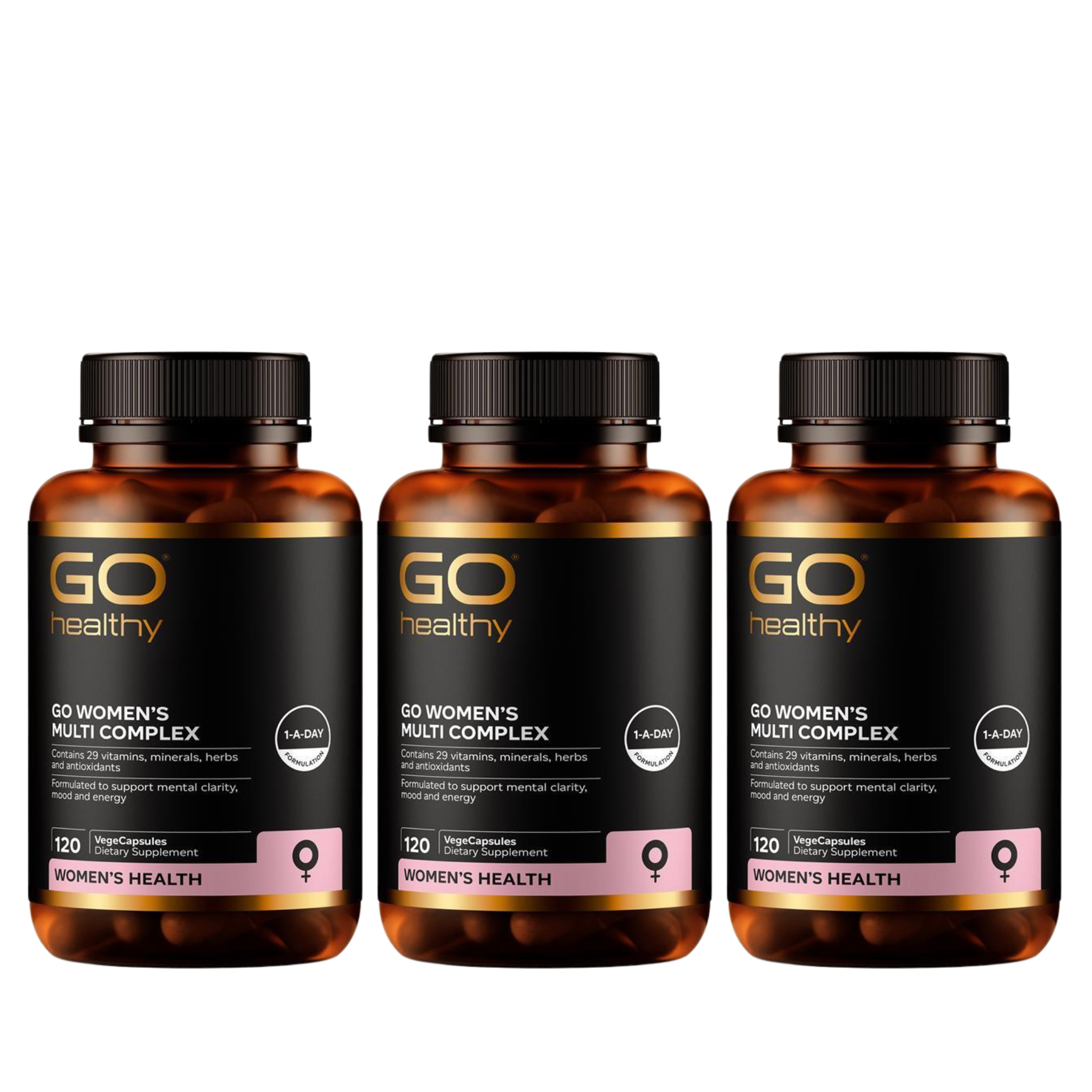 Go Healthy Women's Multi Advanced紐西蘭高之源 女性綜合維他命 120粒 3入