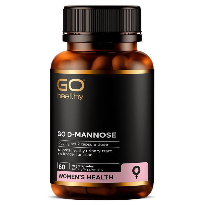 Go Healthy D-Mannose 紐西蘭高之源 D-甘露糖精華膠囊 60粒 適合素食者