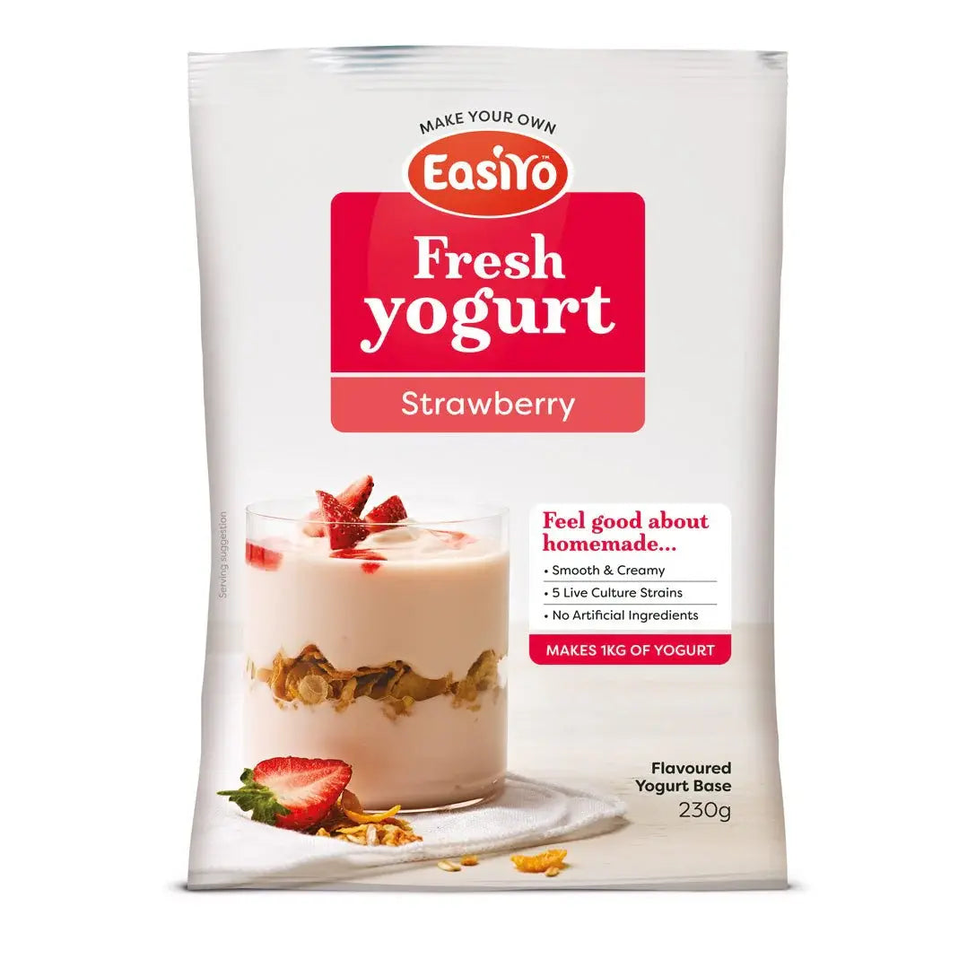 EasiYo 紐西蘭草莓風味優格粉 230克