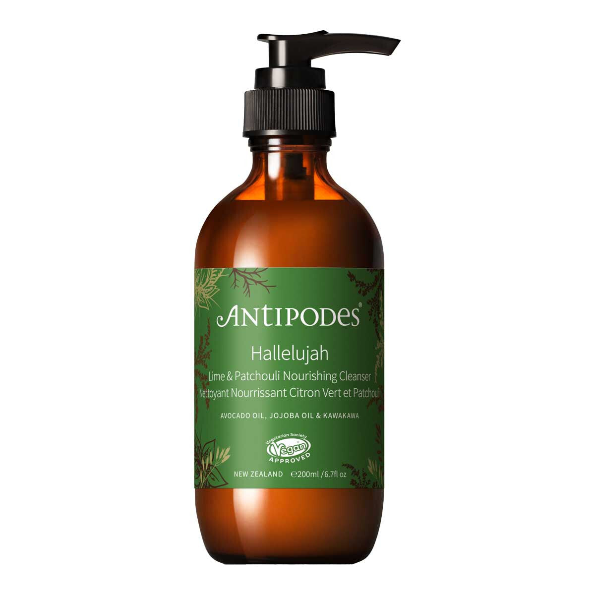 Antipodes Hallelujah Lime Patchouli Nourishing Cleanser  青檸廣藿香滋養潔面乳潔膚乳 200ml