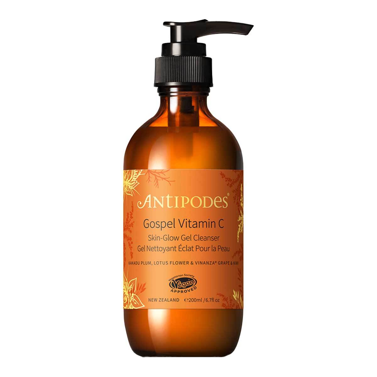 Antipodes Gospel Vitamin C Skin-Glow Gel Cleanser 維他命C亮采潔面凝膠 200ml