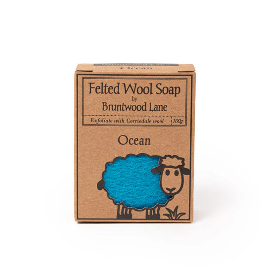 Bruntwood lane Ocean Felted Wool Soap Soap 清新海洋 羊毛氈皂