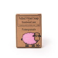 Bruntwood Lane Pomegranate Felted Wool Soap 石榴 羊毛氈皂