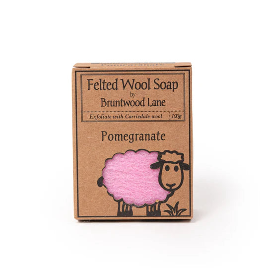 Bruntwood Lane Pomegranate Felted Wool Soap 石榴 羊毛氈皂
