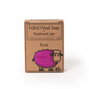 Bruntwood Lane Felted Wool Soap 玫瑰 羊毛氈皂