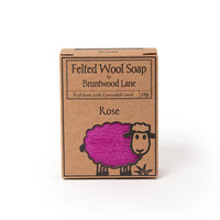 Bruntwood Lane Felted Wool Soap 玫瑰 羊毛氈皂