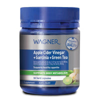 Wagner Apple Cider Garcinia Green Tea 澳洲瓦格納蘋果醋+藤黃果+綠茶 膠囊 90粒