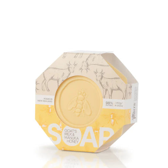 Parrs goat milk & manuka honey soap 紐西蘭帕氏 麥蘆卡蜂蜜羊奶皂  140g