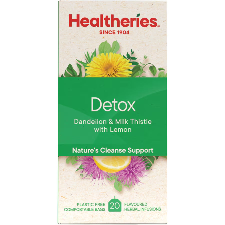 Healtheries Detox Herbal Tea 賀壽利奶薊草排毒茶包 20入