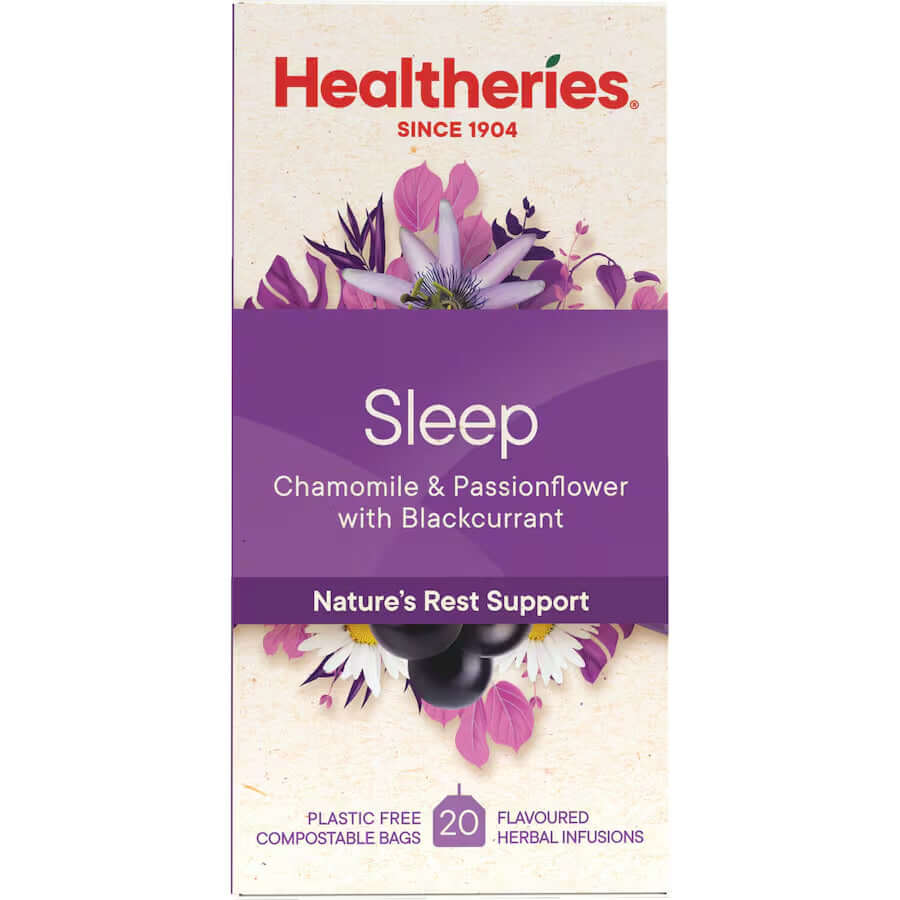 Healtheries Sleep Tea with Blackcurrant 賀壽利 黑加侖助眠茶包 20入