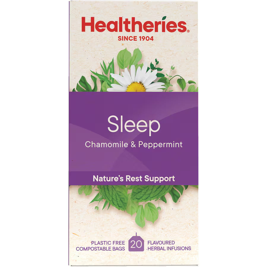 Healtheries Sleep Tea Original 賀壽利 洋甘菊薄荷睡眠茶包 20入