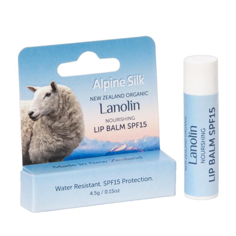 Alpine Silk   SPF15 Lip Balm 有機羊毛脂防曬潤唇膏 4.5g