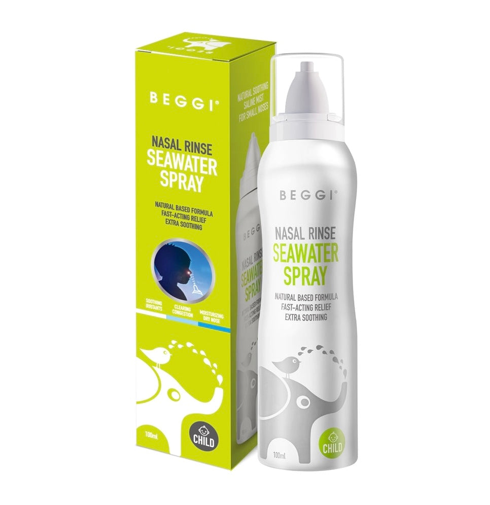 Beggi Nasal Rinse Seawater Spray 紐西蘭 兒童鼻腔噴霧清鼻器 100ml