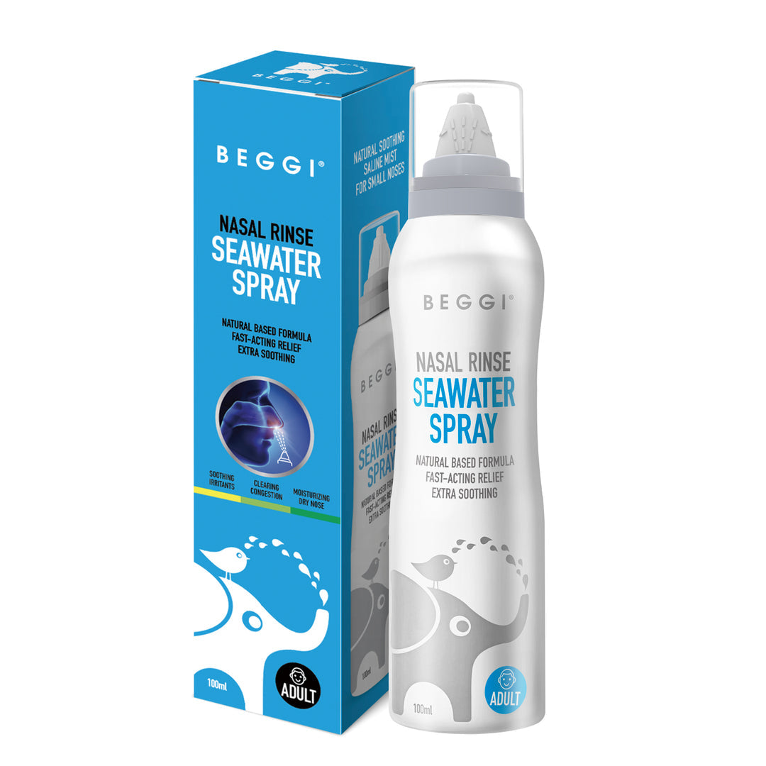 Beggi Nasal Rinse Seawater Spray 紐西蘭 成人鼻腔噴霧清鼻器 100ml