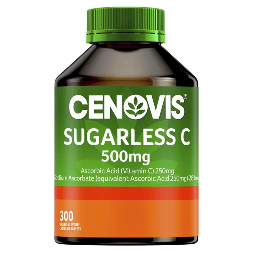 Cenovis 澳洲 低糖配方維他命C 咀嚼片 500mg 300粒