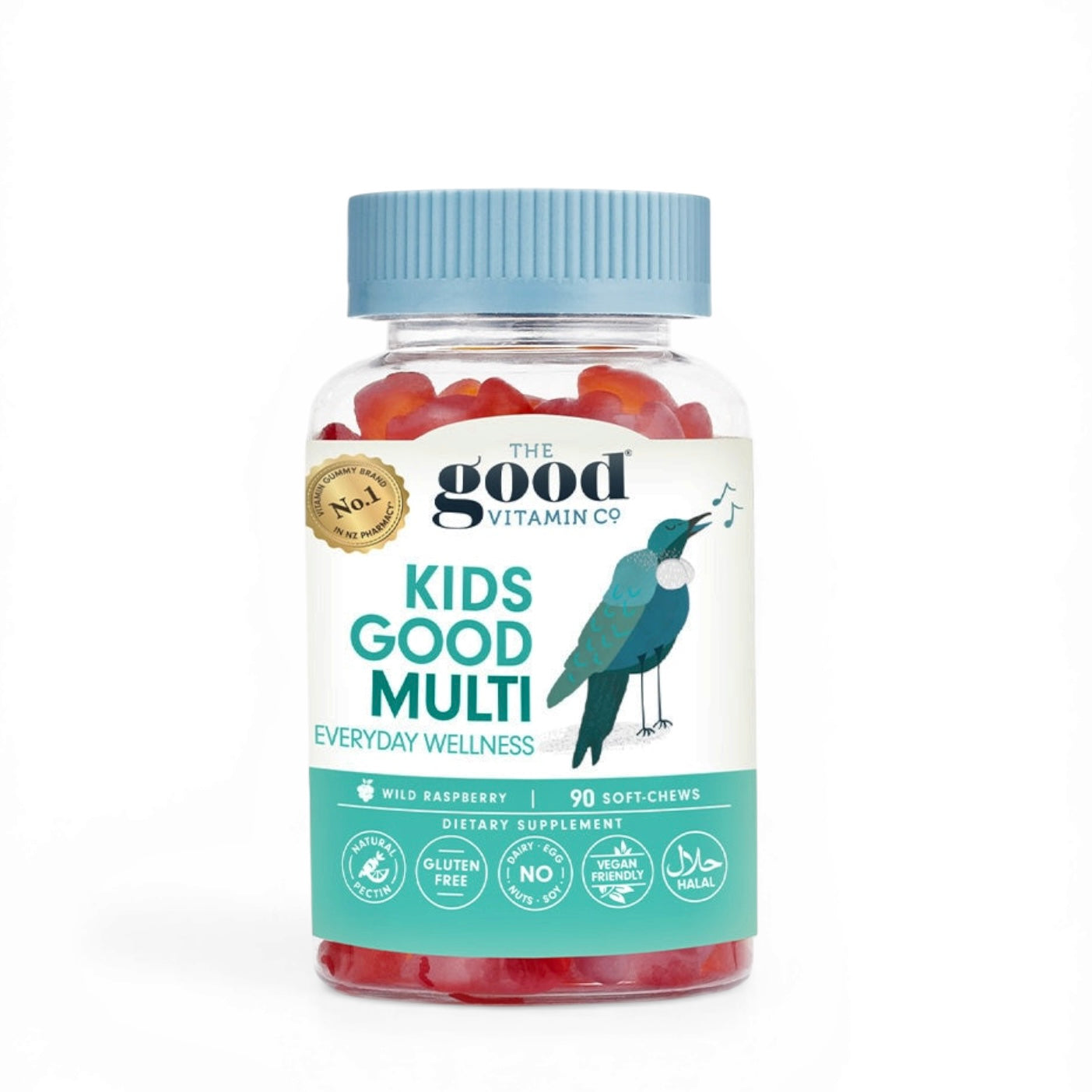 The Good Vitamin Co Kids Good Multi 紐西蘭 兒童綜合維他命軟糖 90粒 覆盆莓