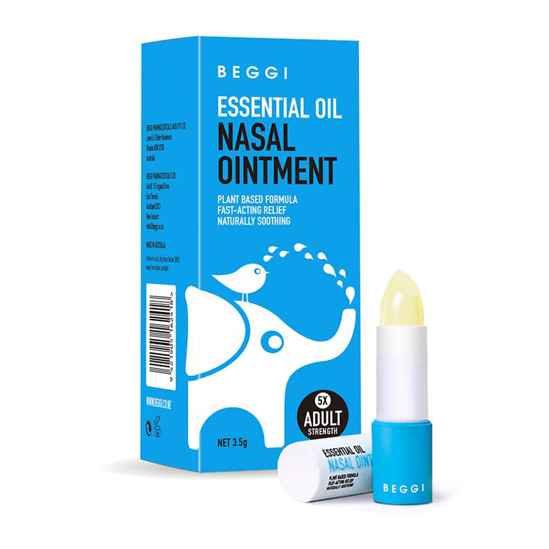 BEGGI   Nasal Ointment 紐西蘭 成人天然精油護鼻膏
