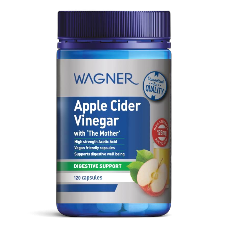 Wagner Apple Cider Vinegar 澳洲瓦格納蘋果醋酵母菌 膠囊 120粒