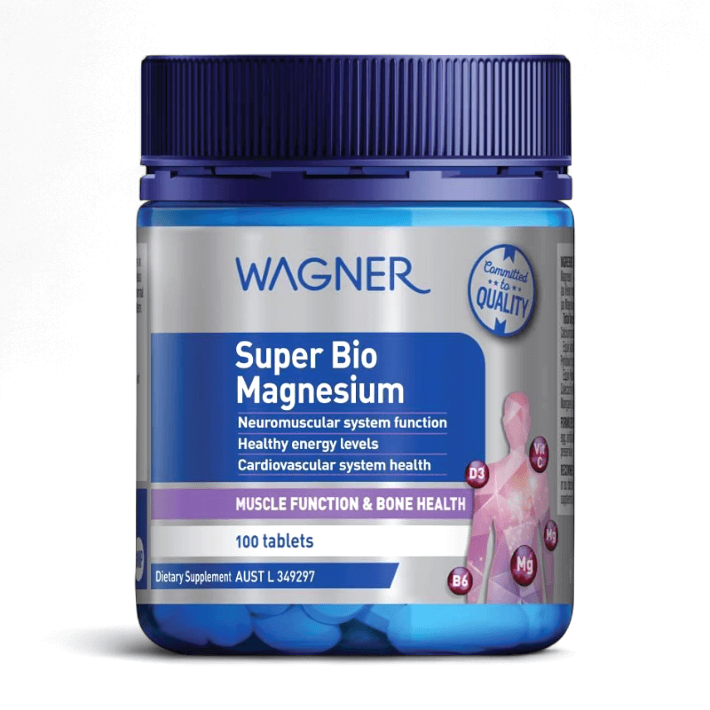 Wagner Super Bio Magnesium 澳洲瓦格納超級生物鎂錠 100粒